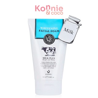 Beauty Buffet Scentio Milk Plus Whitening Q10 Facial Foam 100ml บิวตี้ บุฟเฟ่ต์ โฟมล้างหน้าจากสารสกัดน้ำนมบริสุทธิ์.