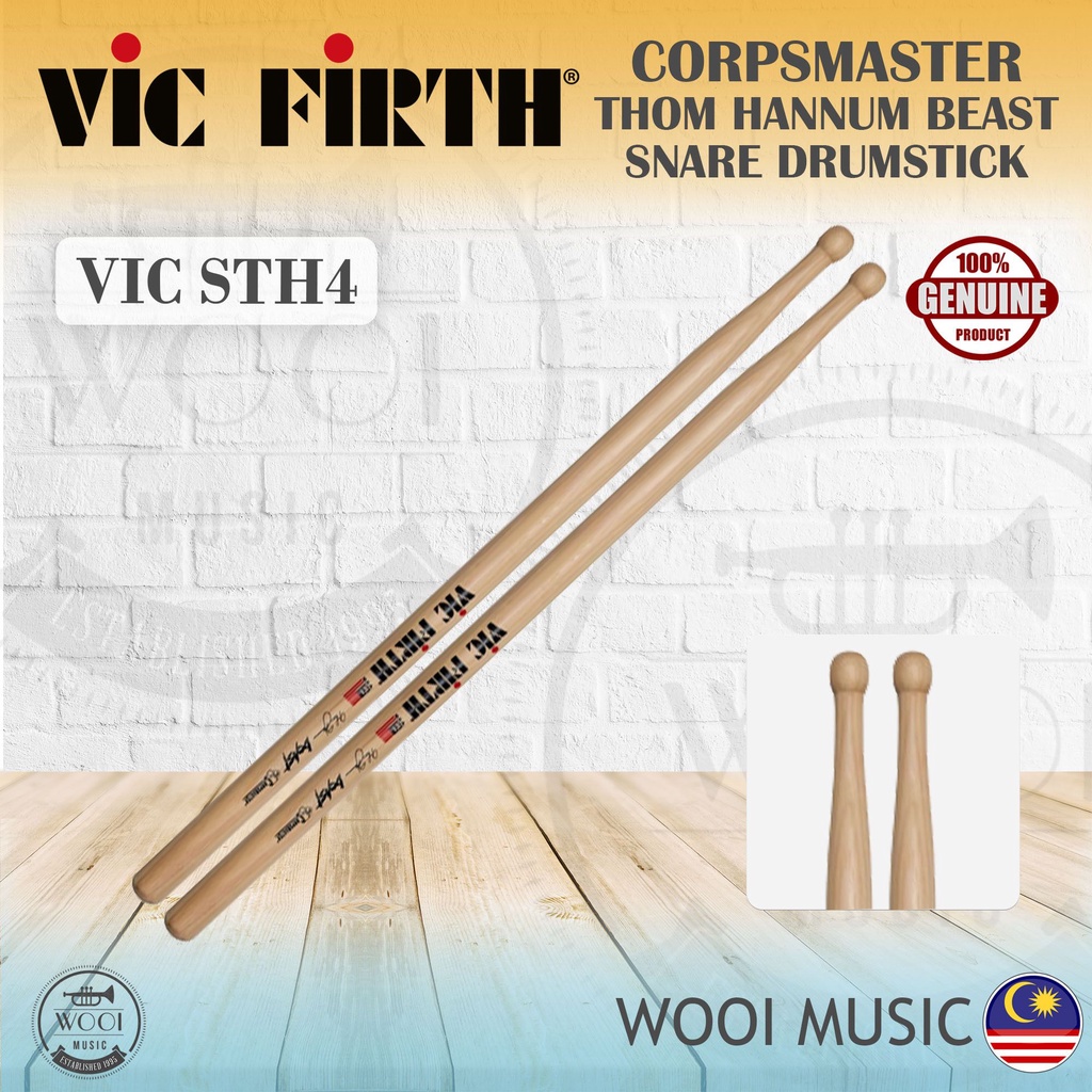 Vic Firth Corpsmaster Signature Ralph Hardimon - Baguettes Caisse Claire Bois
