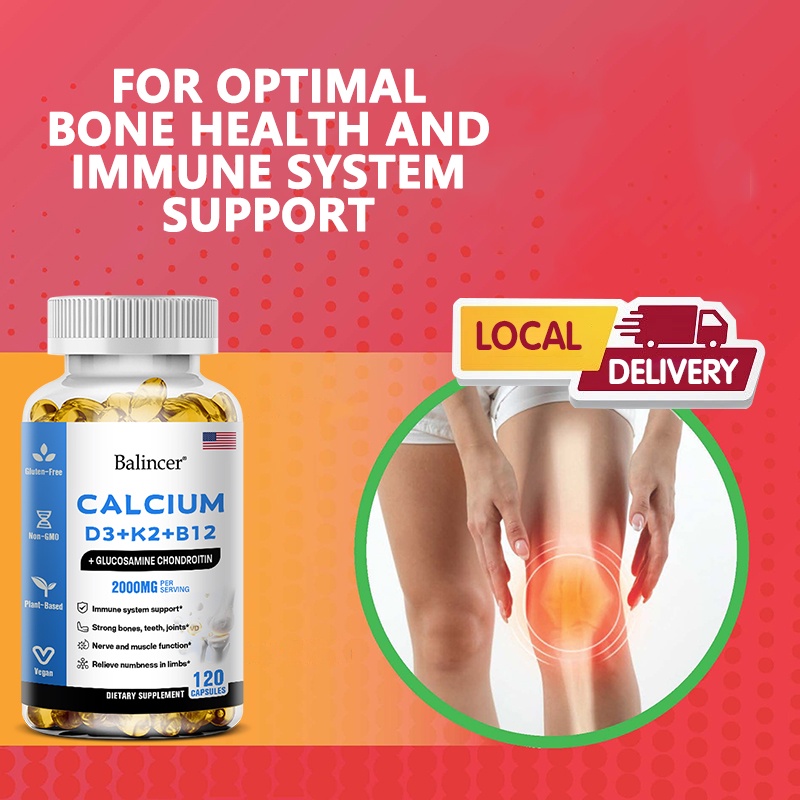 Vitamin D3+K2 +B12 Immune and support bone health Promotes heart