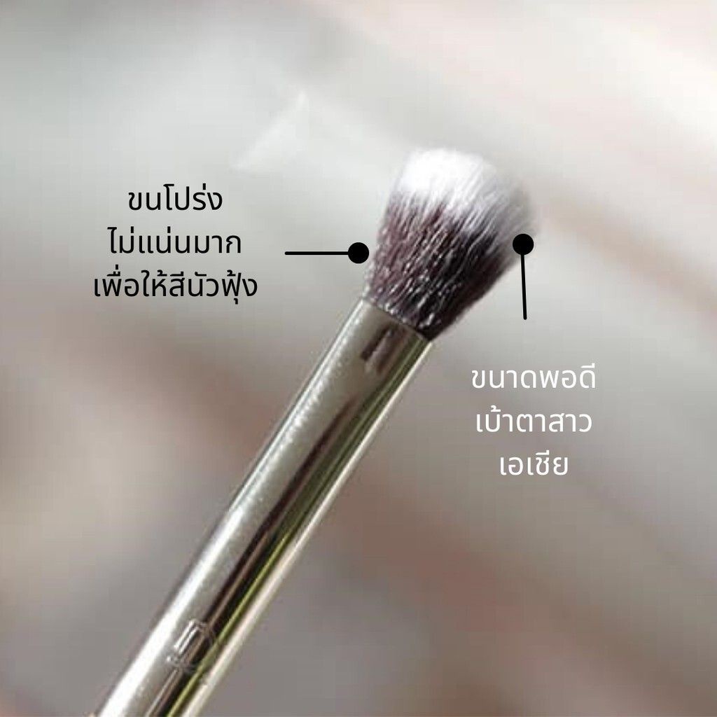 007-แปรงเบลนตา-แปรงเกลี่ยสีอายชาโดว์-หัวพุ่มบาน-blending-eye-brush