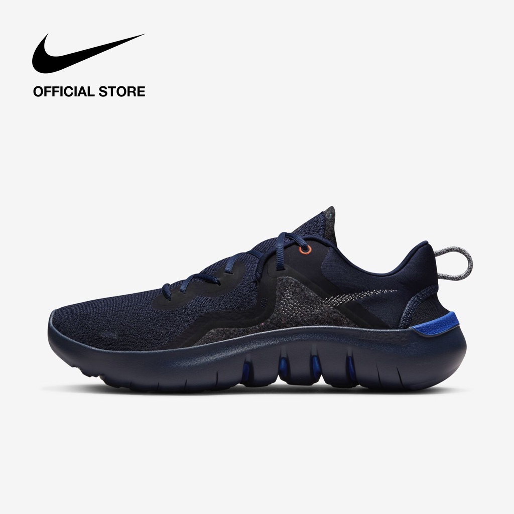 Nike Men's Flex Run 2021 Road Running Shoes Midnight Navy ไนกี้