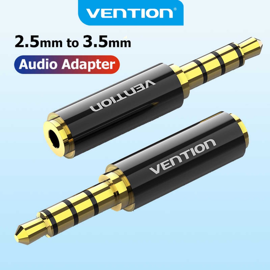 Vention Aux ตัวแปลงแยกหูฟัง 2.5 มม. เป็น 3.5 มม. | Shopee Thailand