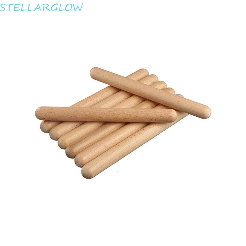 Stellarg Rhythm Sticks คลาสสิกทนทาน Claves Percussion Instrument Rhythm ...