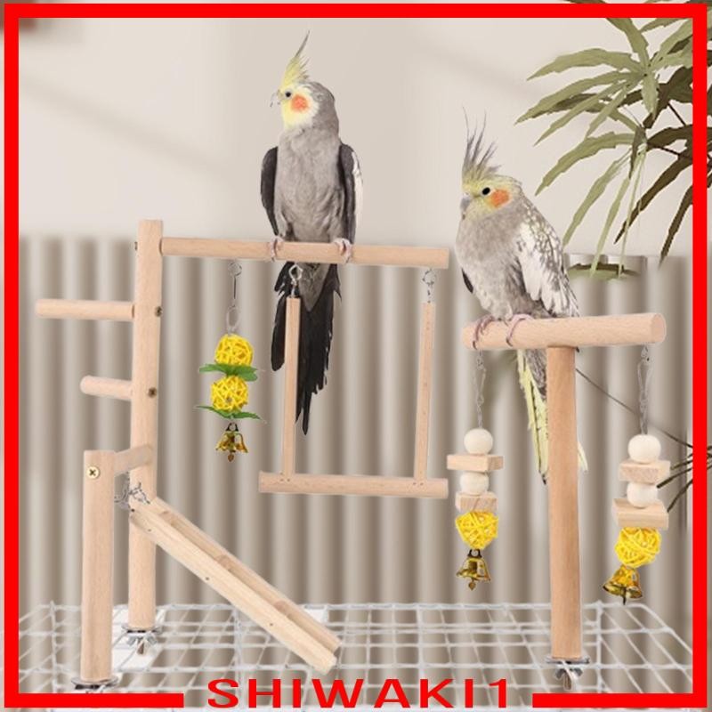 [Shiwaki1] Parrot สนามเด็กเล่นปีนบันได Parrot Play Stand สําหรับ Finch ...
