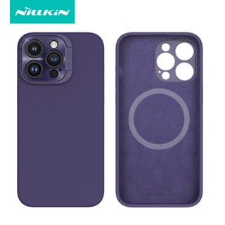 NILLKIN เคสซิลิโคนเหลว เป็นมิตรกับสิ่งแวดล้อม รองรับการชาร์จแบบไร้สาย สําหรับ iPhone 15 Pro Max /15 Pro