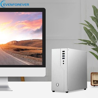 Ev FH01 Mini ITX กล่องคอมพิวเตอร์อลูมิเนียม HTPC USB 3 0 สําหรับโฮมเธียเตอร์ สํานักงาน