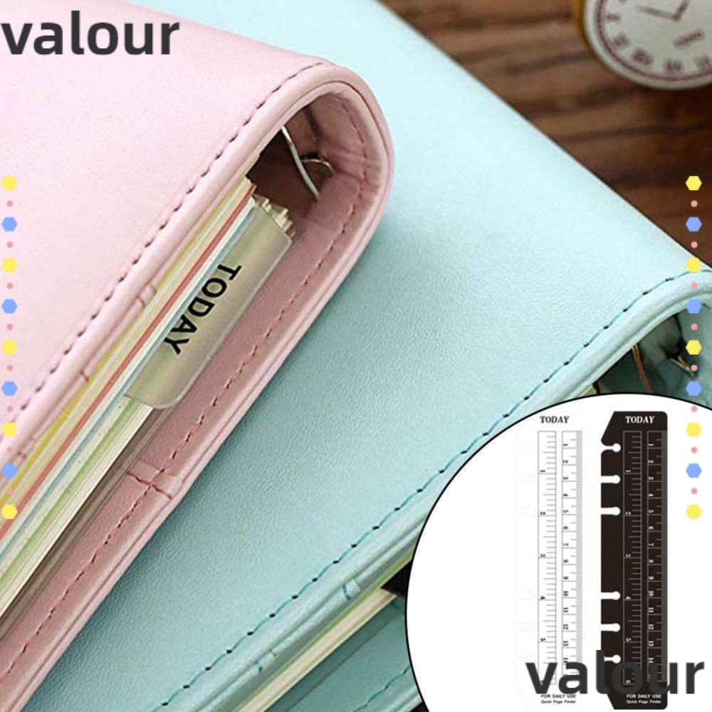 Valour ที่คั่นหนังสือ PVC นิ่ม แบบใส อเนกประสงค์ สเกล 6 รู ขนาด A6 ...
