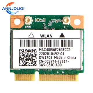 Ann อะแดปเตอร์การ์ด WiFi PCIE WiFi Wlan ขนาดเล็ก CN-0C3Y4J QCWB335 สําหรับ Dell DW1705