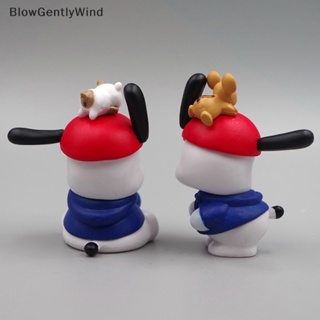 Blowgentlywind ฟิกเกอร์อะนิเมะ Pochacco Sanrio DIY ของเล่นสําหรับเด็ก 2 ชิ้น ต่อชุด