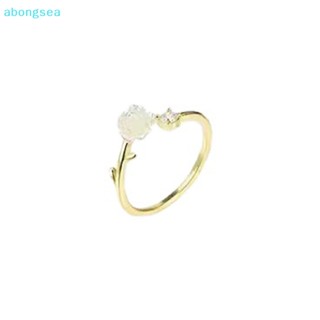 Abongsea เครื่องประดับ สร้อยคอ สร้อยข้อมือ แหวน ประดับมุก ดอกคามิเลีย ปรับได้ สไตล์วินเทจ สําหรับผู้หญิง