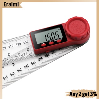 Eralml 2-in-1 ไม้โปรแทรกเตอร์วัดมุมดิจิทัล แบบใส