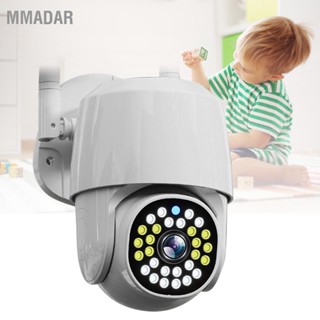  MMADAR สมาร์ทกลางแจ้ง Wifi Security กล้อง 1080p HD Night Vision การตรวจจับการเคลื่อนไหวมุมมองกว้าง Two Way Audio กล้องเฝ้าระวังบ้าน