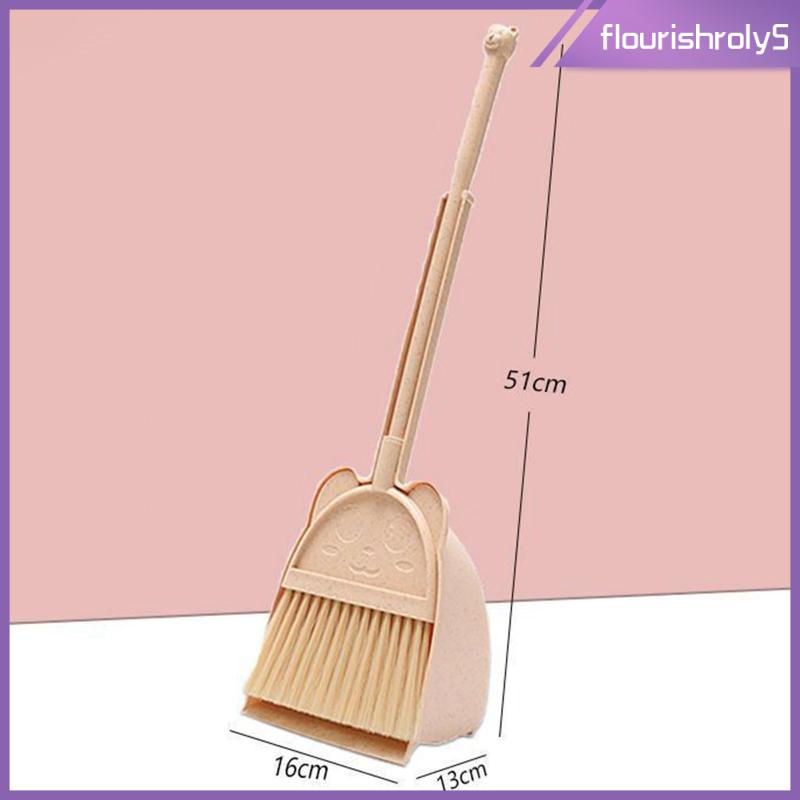 flourishroly5-ชุดไม้กวาด-และที่ตักขยะ-ขนาดเล็ก-สําหรับเด็กผู้หญิง-อายุ-3-6-ปี