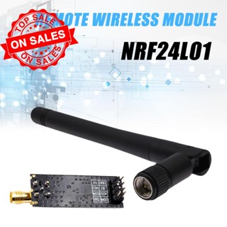 Nrf24l01 โมดูลไร้สาย 2.4G ระยะไกล 1100 เมตร พร้อมเสาอากาศ Q9T7