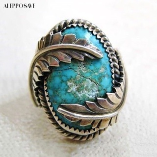 𝒂𝒍𝒆𝒑🌷เครื่องประดับ แหวนหมั้น รูปใบไม้ประดิษฐ์ สีเขียวขุ่น สไตล์วินเทจ สําหรับงานแต่งงาน