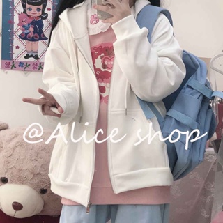 Alice เสื้อกันหนาว เสื้อฮู้ด INS Korean Fashion Durable WJK2390PL137Z230913