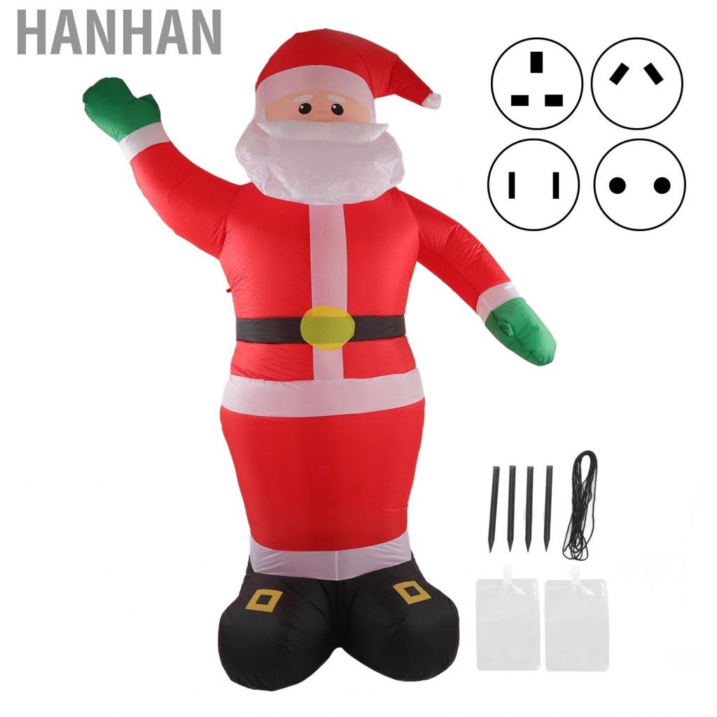 Hanhan Inflatable Santa Powerful Blower Blow Up Christmas Decoration
