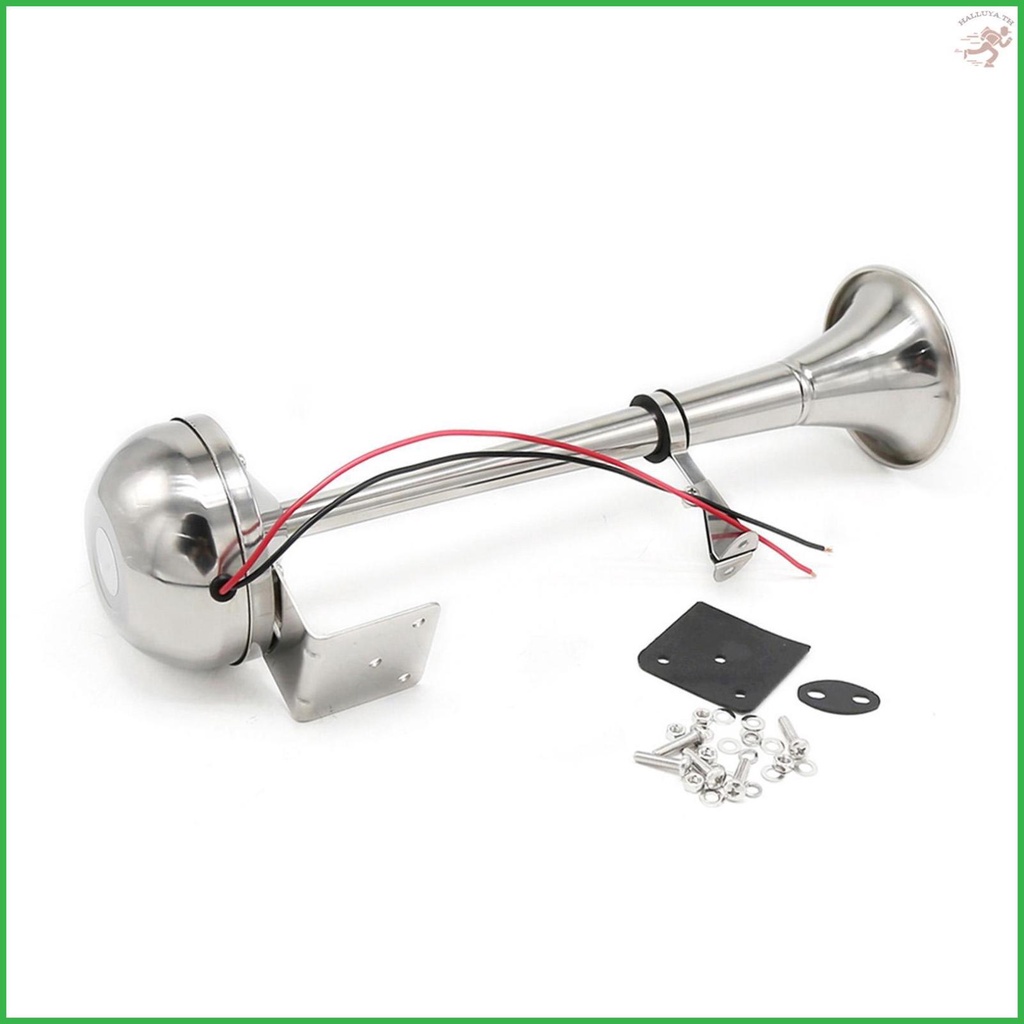 24V Single Trumpet Horn Marine Boat Air Horn 125dB Electric Air Horn