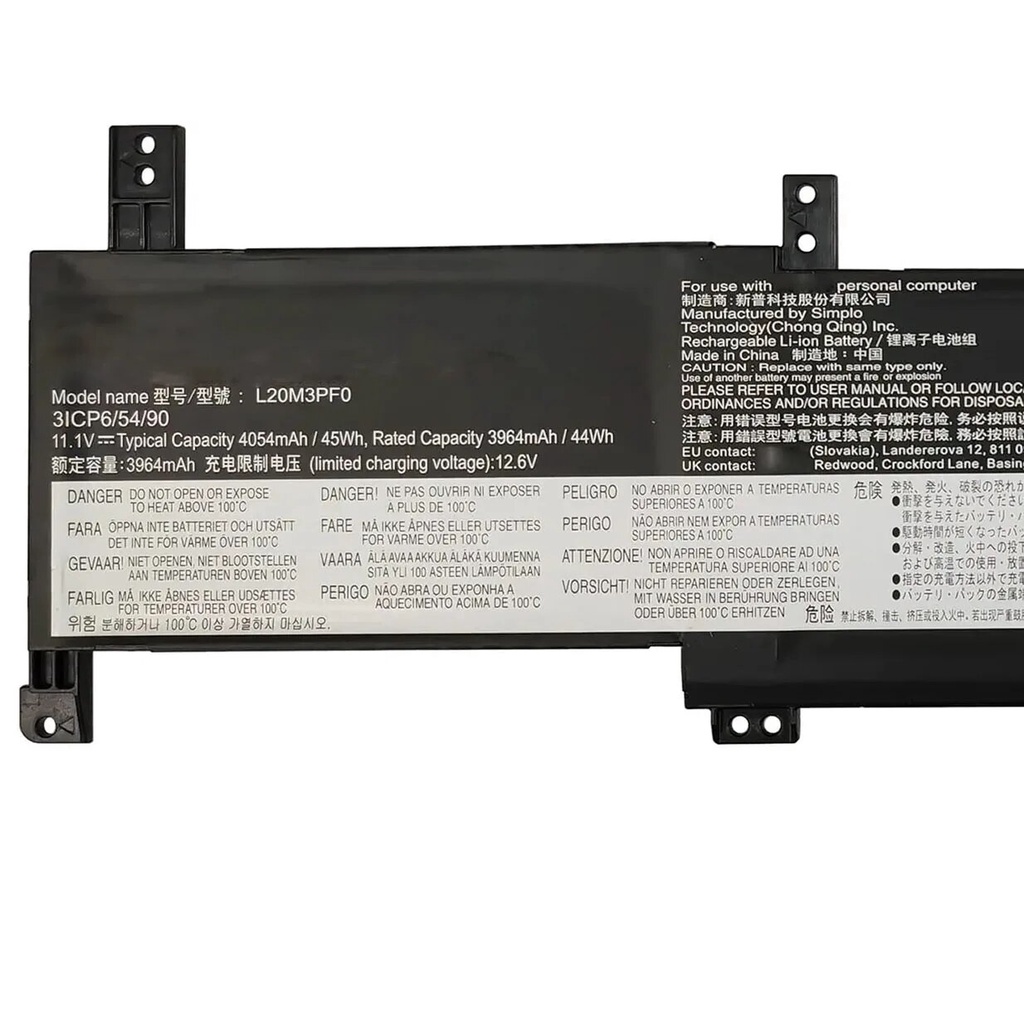 Zelená batéria L20M3PF0 Lenovo Ideapad 3-14ITL6 15ITL6 17ITL6 S14 V14 15 17 G2 G3 - GreenCell - - špecializovaný obchod s batériami