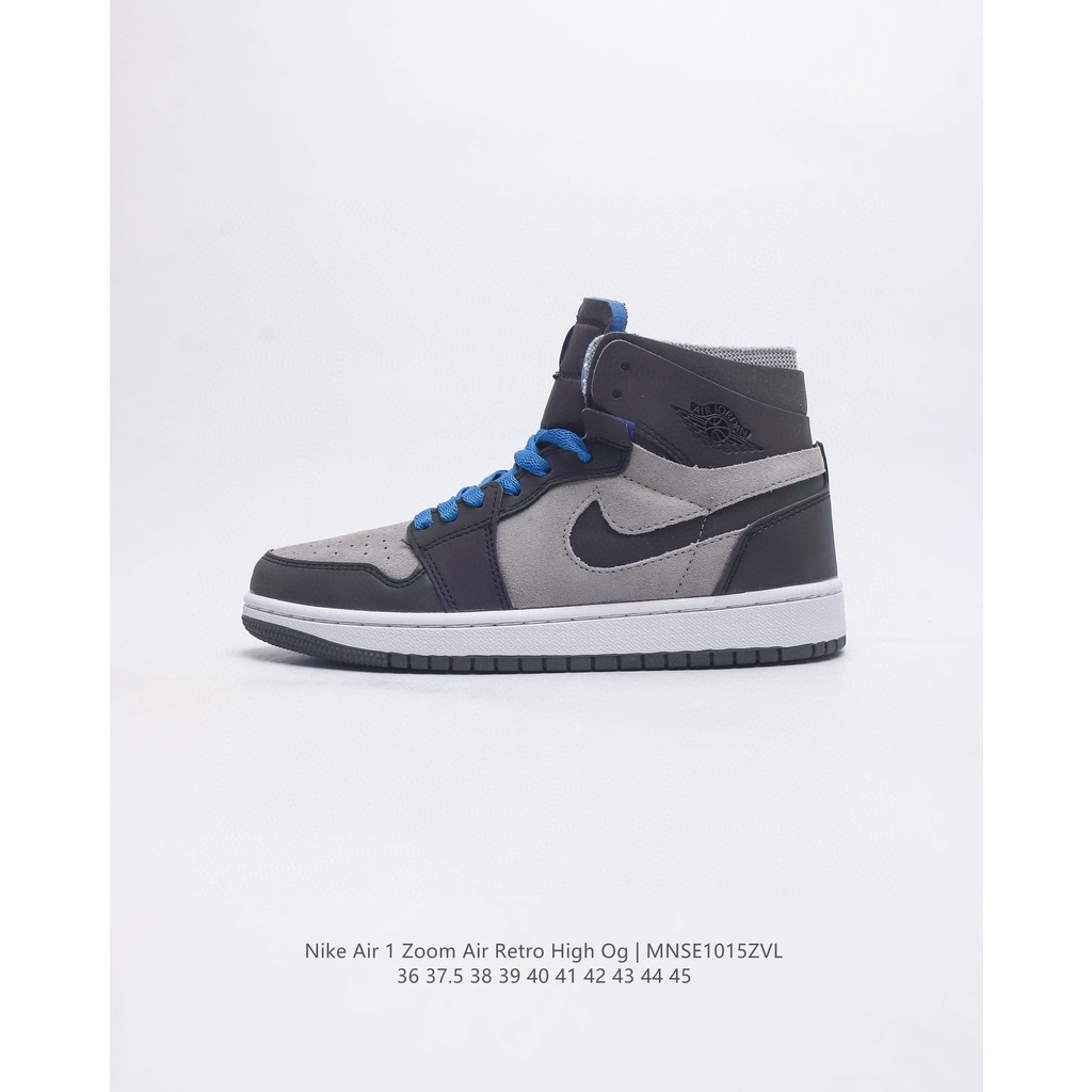【Genuine license】 NIKE Jordan 1 Zoom Air Retro High Vintage basketball