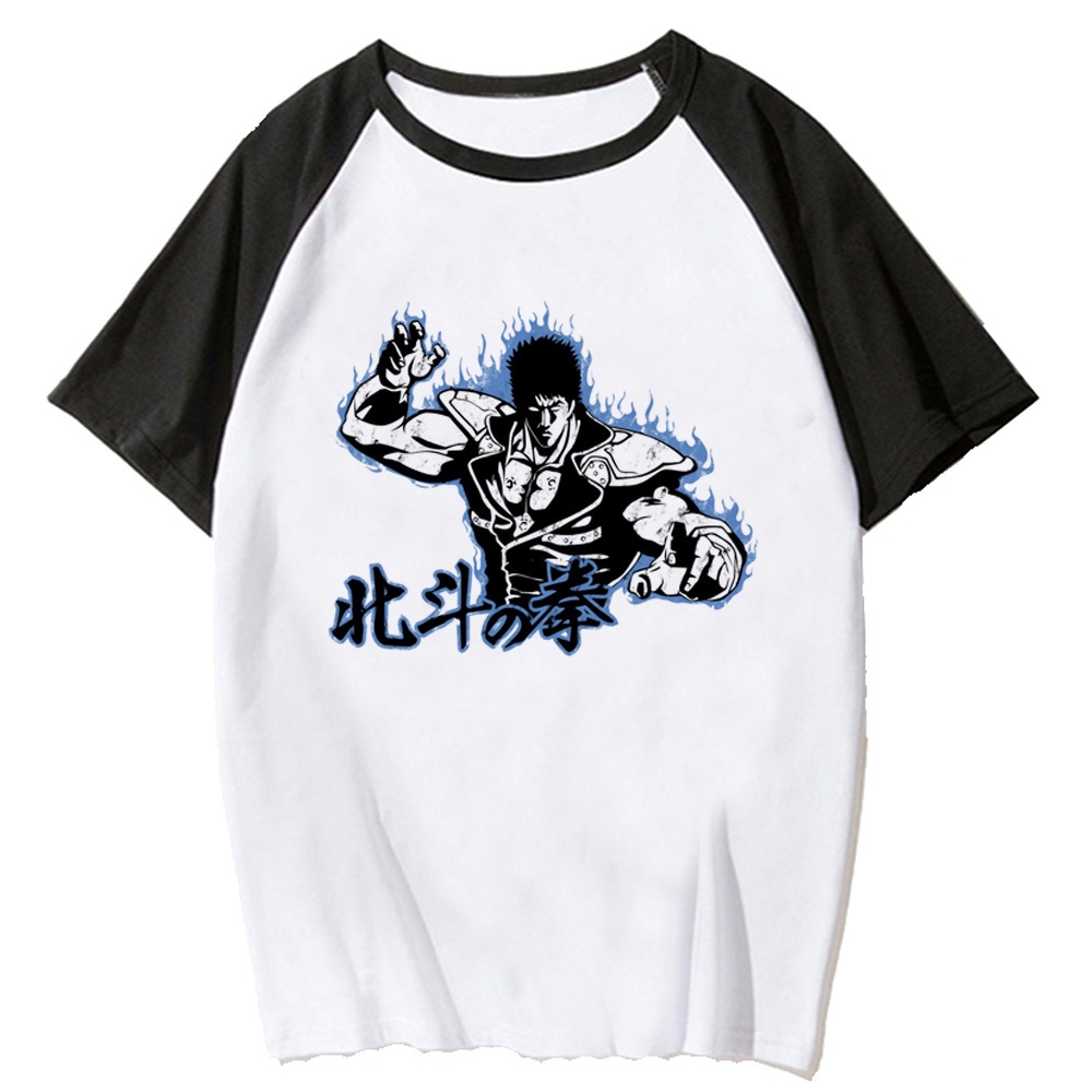 kenshiro-เสื้อยืด-ลายการ์ตูนอนิเมะ-สําหรับผู้หญิง