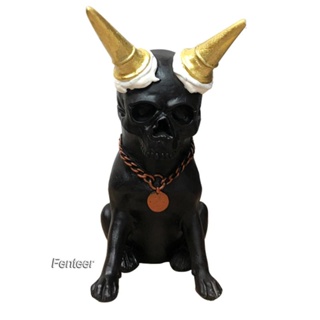 [Fenteer] ฟิกเกอร์รูปปั้นสุนัข โครงกระดูก พร็อพถ่ายรูป สําหรับตกแต่งโต๊ะ ร้านอาหาร ฮาโลวีน