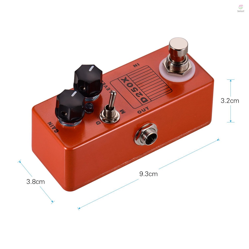 btt-moskyaudio-d250x-แป้นเหยียบเอฟเฟคกีตาร์ไฟฟ้า-โลหะ-ขนาดเล็ก-2-รุ่น