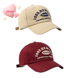 Purelove&gt; ใหม่ หมวกเบสบอล ปักลายตัวอักษร สไตล์ฮิปฮอป สตรีท สําหรับผู้ชาย และผู้หญิง