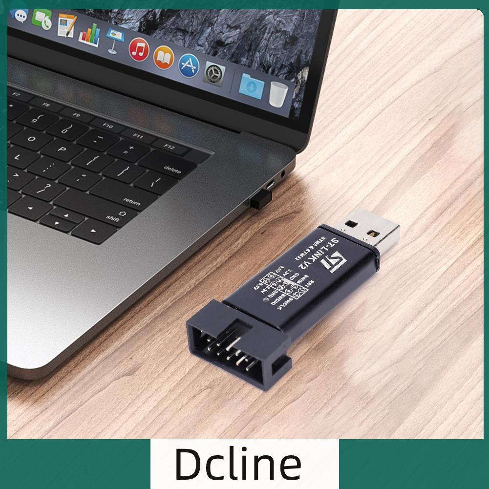 dcline-th-โปรแกรมเมอร์จําลองดาวน์โหลด-สุ่มสี-สําหรับ-st-link-v2-stm8-stm32