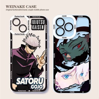 เคสโทรศัพท์มือถือแบบนิ่ม ใส ลายอะนิเมะ gojo satoru น่ารัก สําหรับ case samsung Galaxy A24 A14 A33 A73 A34 A54 A70 A22 Note 9 10 Plus 20 S9 S10 S23 S20 FE S21 S22 Ultra 5G