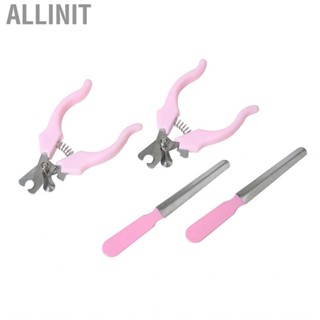 Allinit Pet Nail Clipper Stainless Steel Safe Professional Trimmer with File for Small Medium Dos Cats