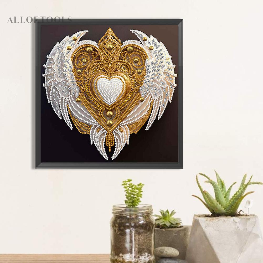 ชุดงานปักครอสสติตช์คริสตัล-รูปหัวใจ-5d-สําหรับตกแต่งบ้าน-diy-alloetools-th