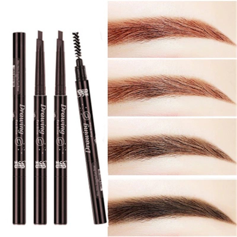 3-double-eyebrow-pencil-waterproof-sweat-proof-non-blooming-non-decolorization-durable-thrush-powder-beginners-one-word-eyebrow-with-eyebrow-brush
