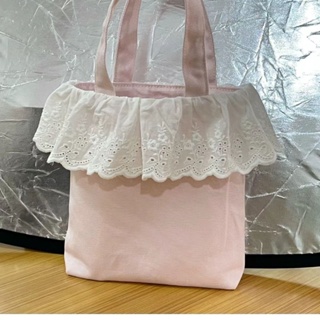 2023 new sweet and lovely Japanese handbag little fresh girl lace French pastoral bag