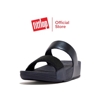 FITFLOP LULU OPUL SLIDES รองเท้าแตะแบบสวมผู้หญิง รุ่น GB6-399 สี MIDNIGHT NAVY