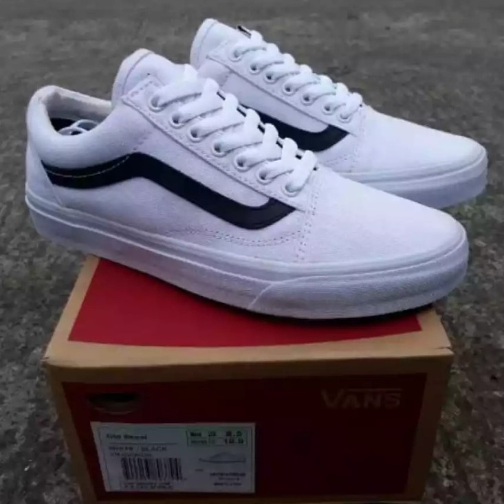 Vans Shoes For Men Original_ oldskool Men's Shoes full white Authentic