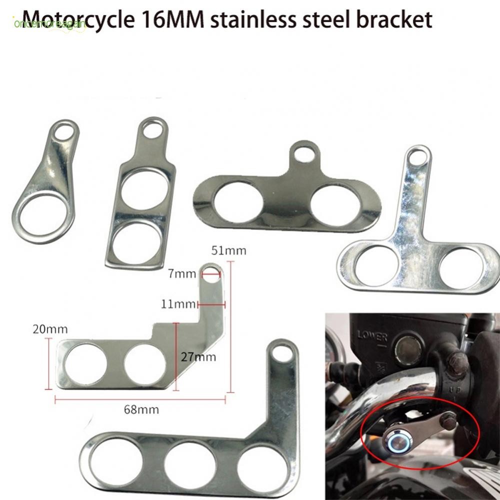 【Final Clear Out】Bracket Mirror 16MM Fixed Button For Motorcycles ...