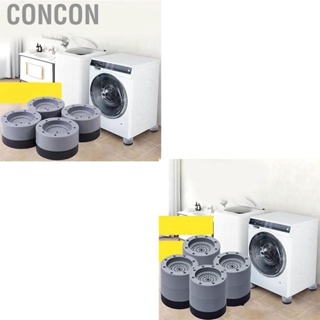 Concon Wash Machine Feet Mat Shock Absorption Resin Fiber PVC Washing Riser for Home