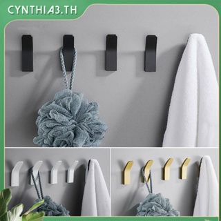 อลูมิเนียมพื้นที่สีดำตะขอเสื้อผ้า-ไม่เจาะ,Self-Adhesive, Anti-Rust, single Hookห้องน้ำCoat Hanger Cynthia