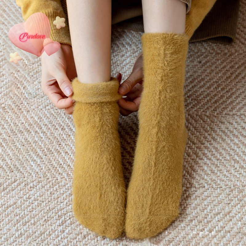 purelove-gt-ถุงเท้า-ผ้ากํามะหยี่-แบบนิ่ม-แบบยืดหยุ่น-ให้ความอบอุ่น-แฟชั่นฤดูหนาว-สําหรับผู้หญิง