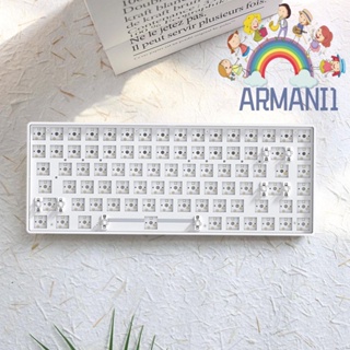 [armani1.th] คีย์บอร์ดเมคคานิคอล 100 คีย์ 2.4G โหมดสีขาว สําหรับเกมเมอร์ พีซี แล็ปท็อป