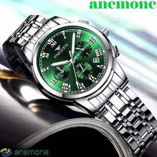Anemone นาฬิกาข้อมือคู่รัก โลหะเรืองแสง ปรับได้ ของขวัญเครื่องประดับ สําหรับผู้ชาย