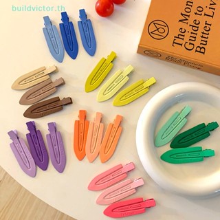 Buildvictor กิ๊บติดผม ไร้รอยต่อ สีแคนดี้ เครื่องประดับแฟชั่น สําหรับผู้หญิง 3 ชิ้น