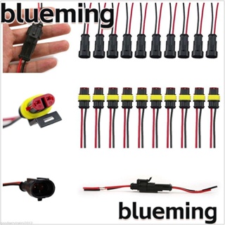 Blueming2 ตัวเชื่อมต่อสายไฟ 2 Pin ยี่ห้อ AWG HID หมอกทนทานปิดผนึกไฟฟ้ากันน้ํา