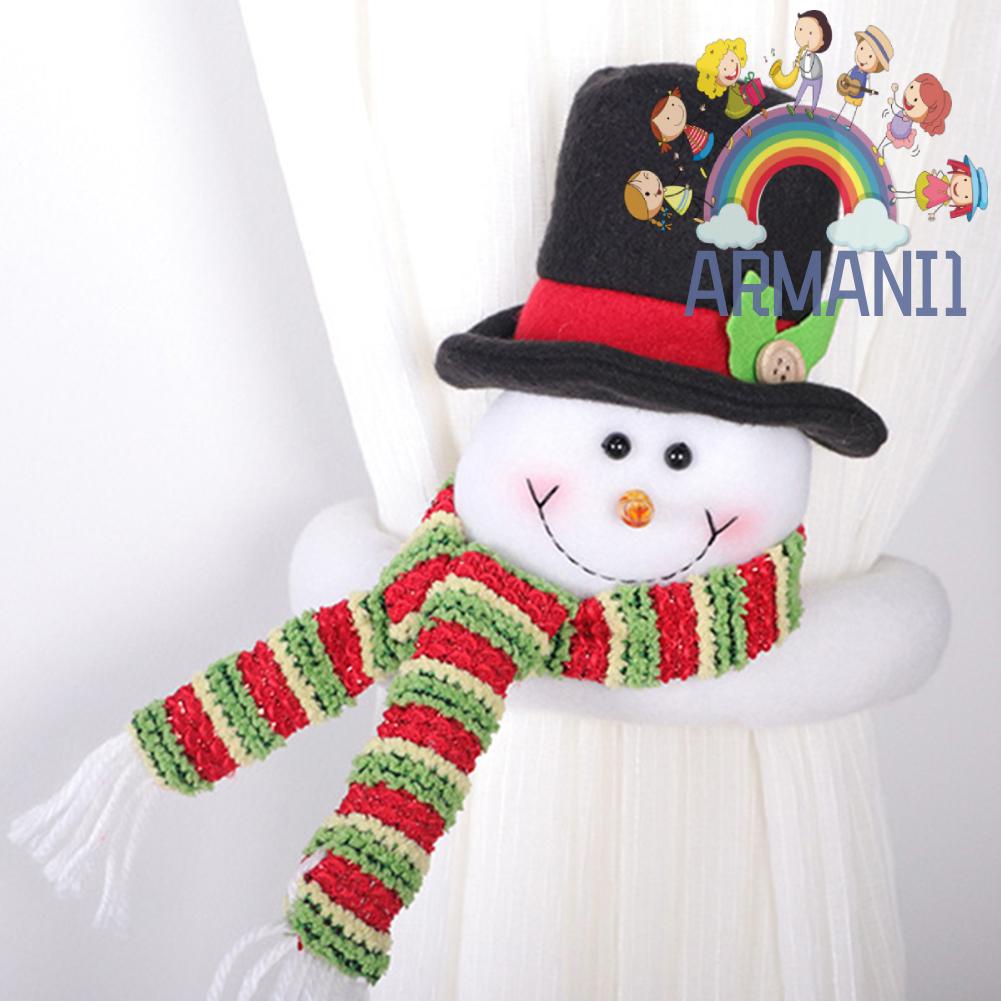 armani1-th-หัวเข็มขัดรัดผ้าม่าน-ลายการ์ตูนคริสต์มาส-มนุษย์หิมะ