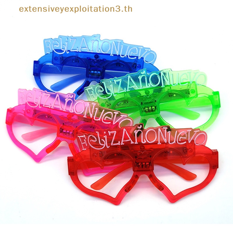 cny-แว่นตากันแดด-สีนีออน-เรืองแสง-สําหรับตกแต่งปาร์ตี้ฮาโลวีน-ปีใหม่-2024