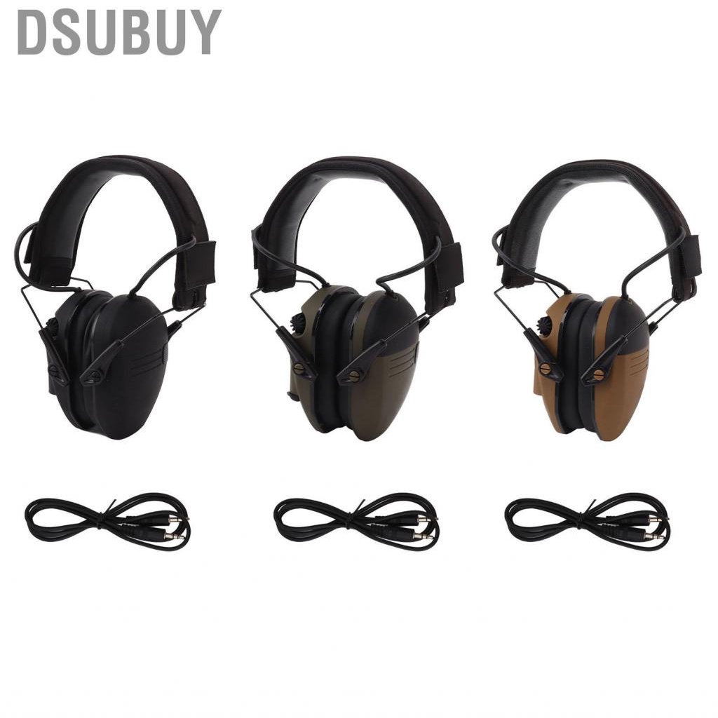 Dsubuy Noise Reduction Electronic Earphones Adjustable Headband Comfortable Hearing Protection