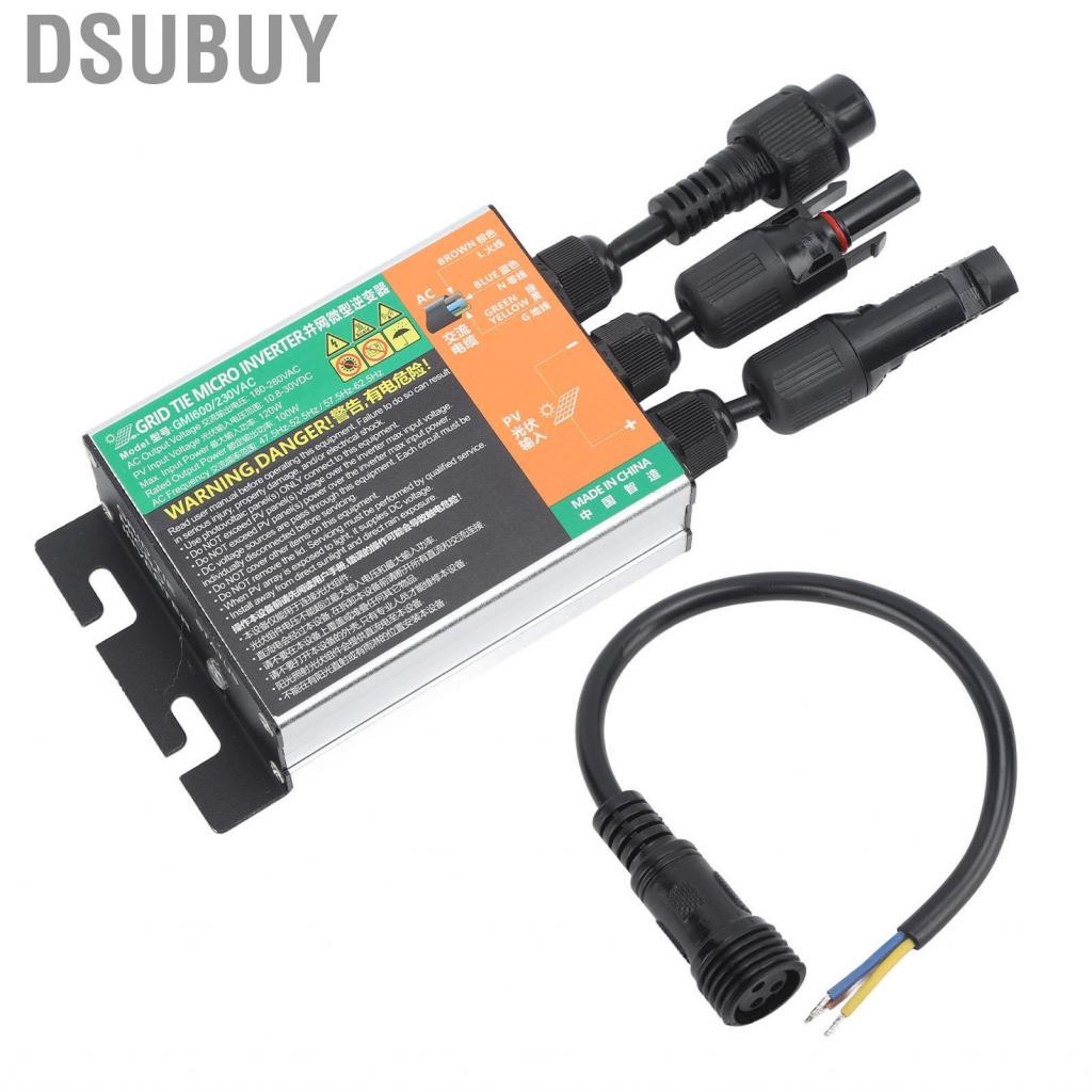 Dsubuy 600W Sine Wave Solar Grid Tie Inverter Aluminum Alloy Voltage ...