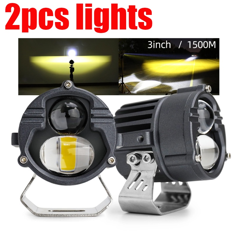 Zoon 60W LED Driving Fog Lights - White/Aber - 2 Pack In Nepal At NPR 7 thumbnail image