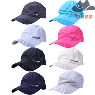 Bliss หมวกเบสบอล ผ้าตาข่าย ระบายอากาศ แบบแห้งเร็ว สไตล์เกาหลี เรียบง่าย เหมาะกับฤดูร้อน
